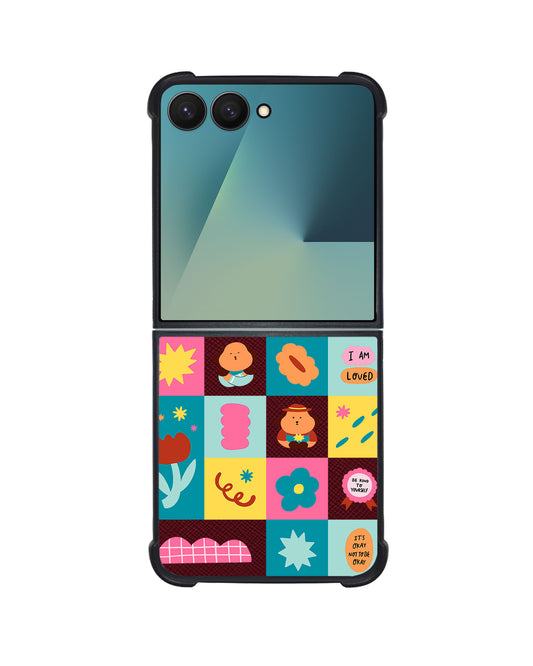 Android Flip / Fold Leather Grip - Selflove Cubicle