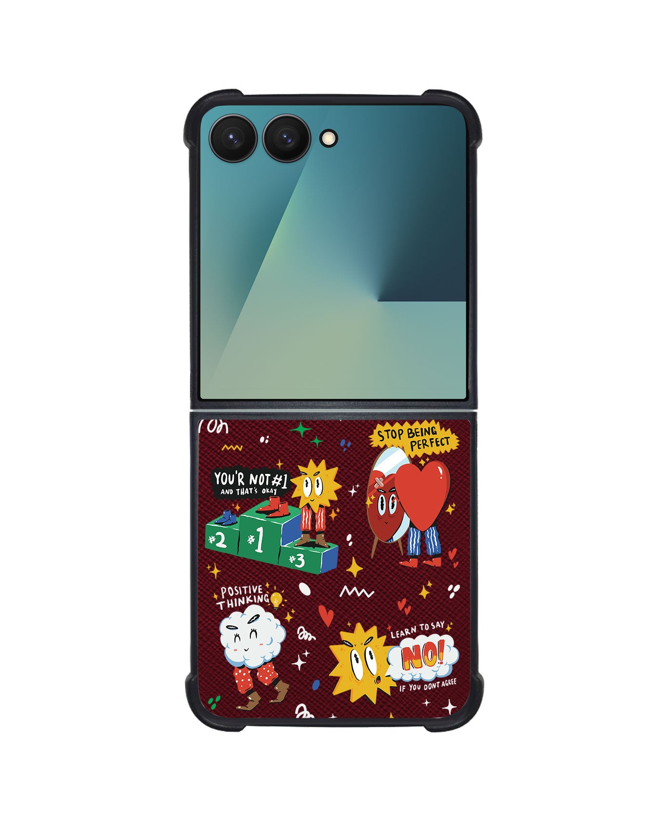 Android Flip / Fold Leather Grip - Selfless Love 2.0