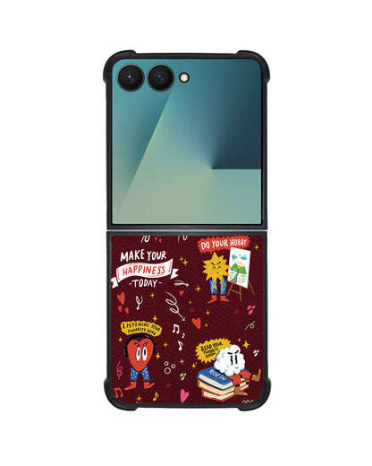 Android Flip / Fold Leather Grip - Selfless Love 1.0