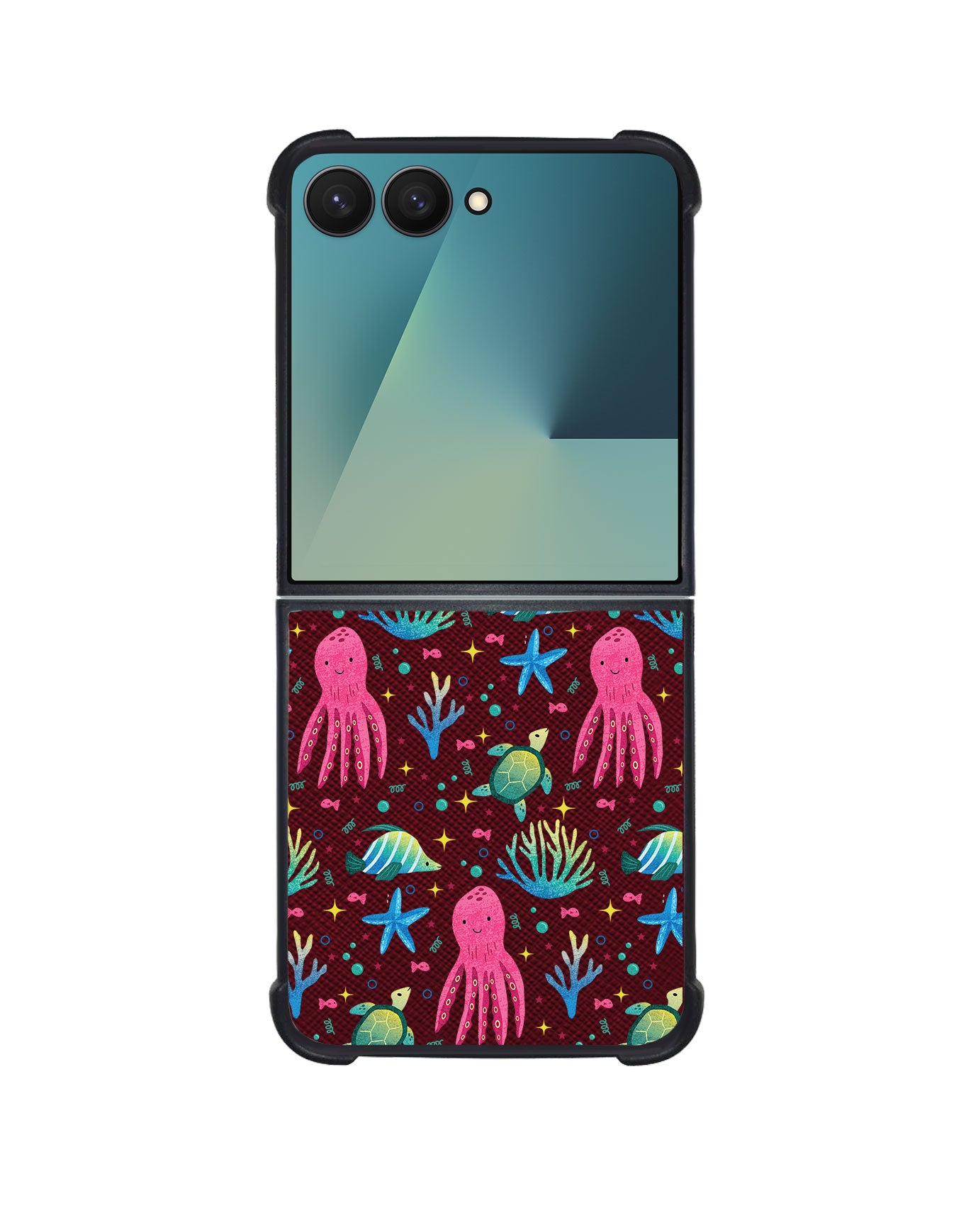 Android Flip / Fold Leather Grip - Underwater Dreams 2.0