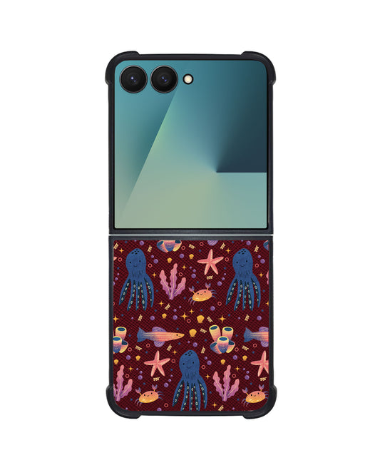Android Flip / Fold Leather Grip - Underwater Dreams 1.0