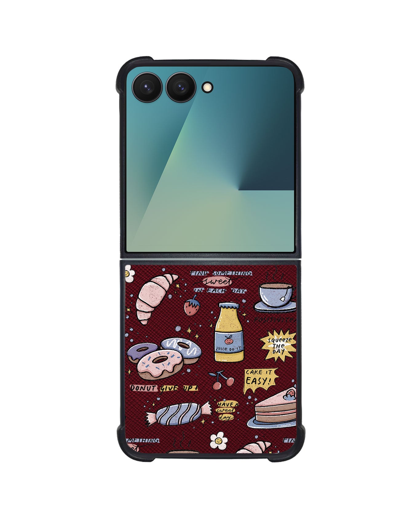Android Flip / Fold Leather Grip - Sweets