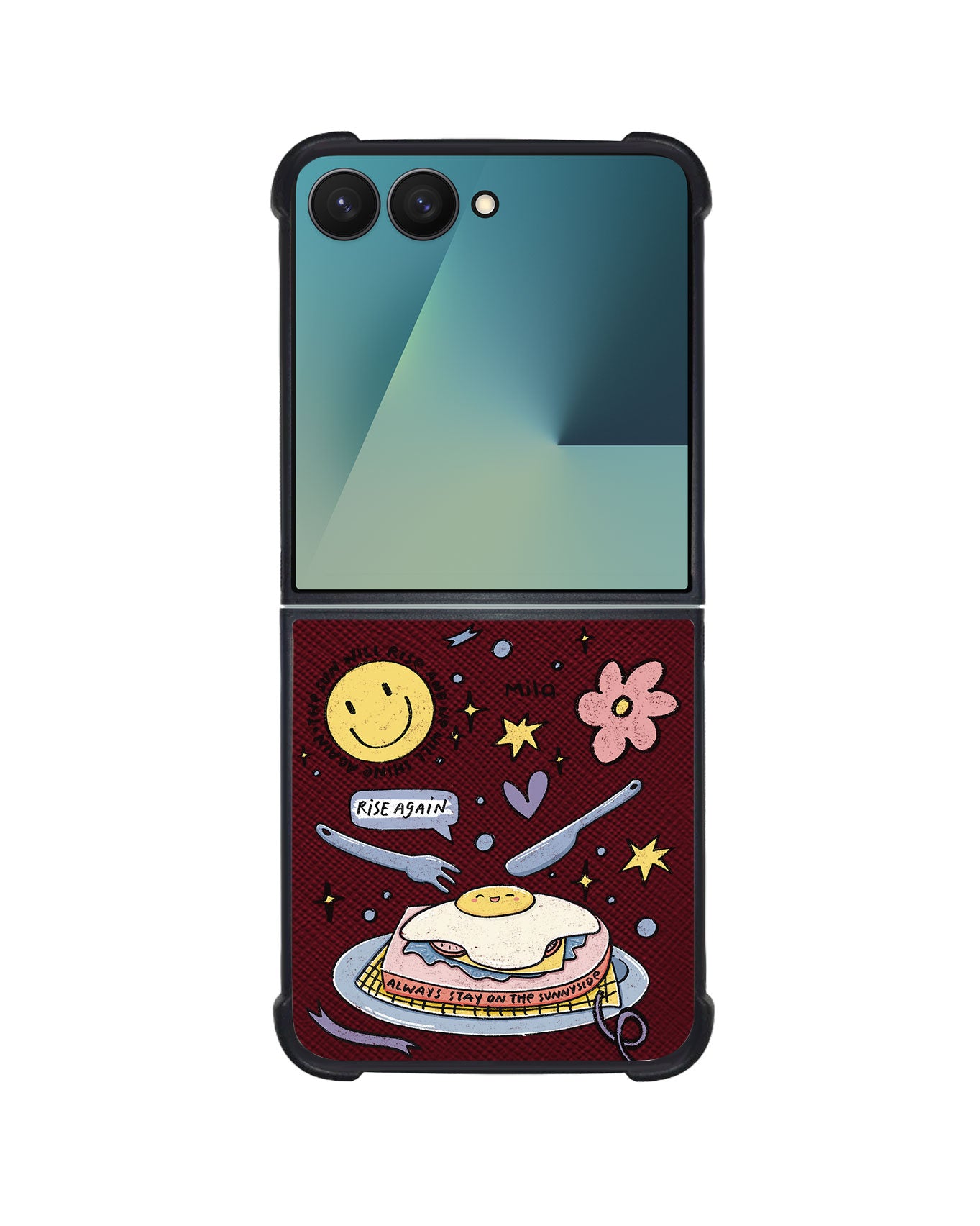 Android Flip / Fold Leather Grip - Rise