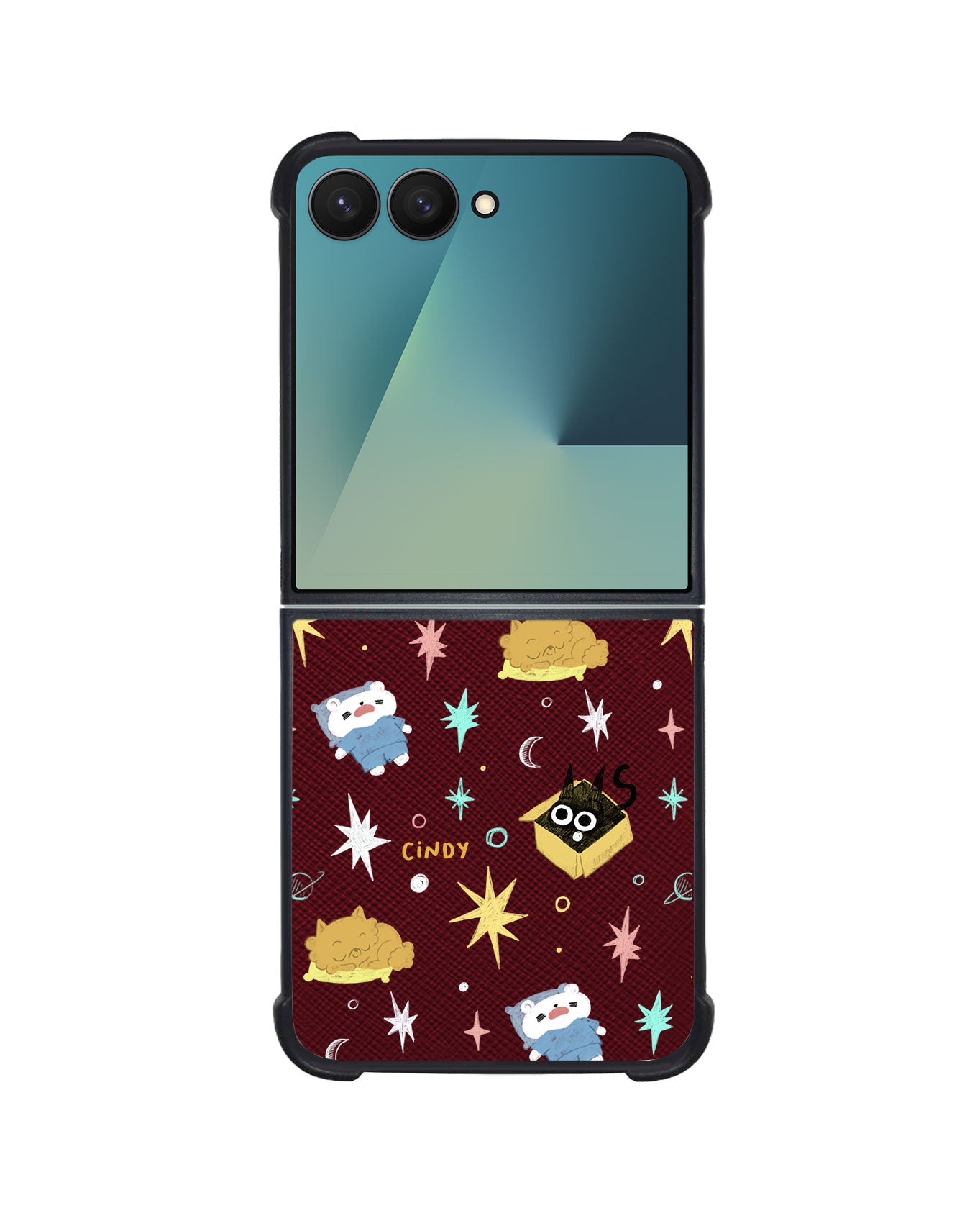 Android Flip / Fold Leather Grip - Nightover