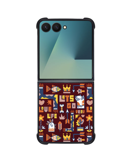 Android Flip / Fold Leather Grip - Life in Color