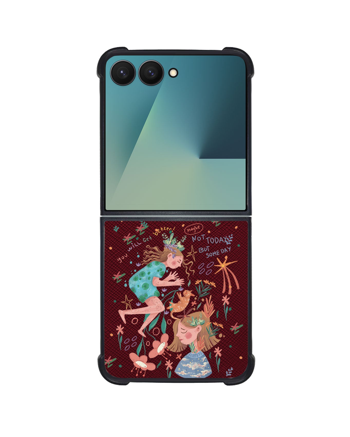 Android Flip / Fold Leather Grip - Get Better