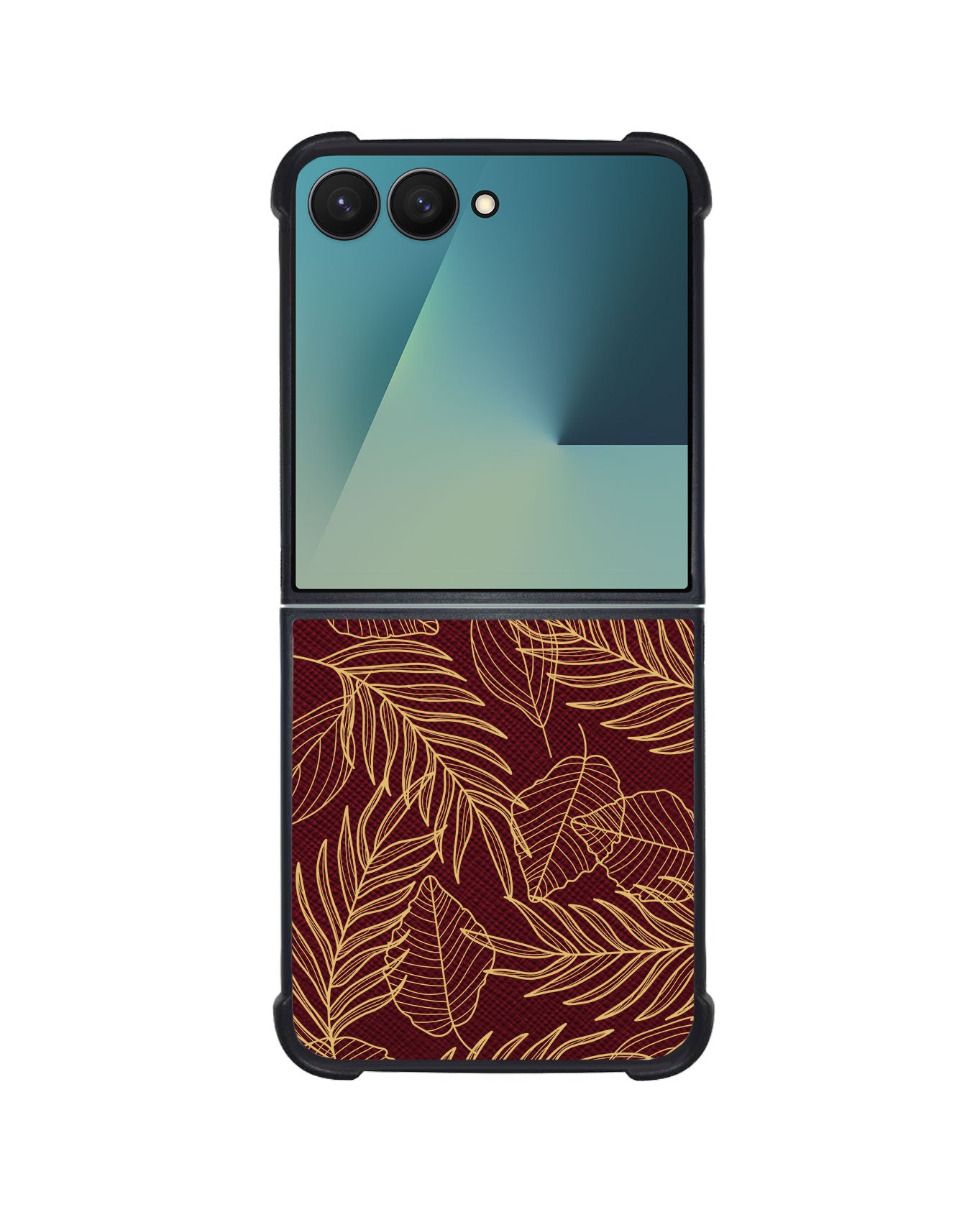 Android Flip / Fold Leather Grip - Sketchy Tropical 1.0