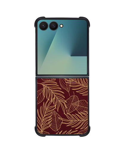 Android Flip / Fold Leather Grip - Sketchy Tropical 1.0
