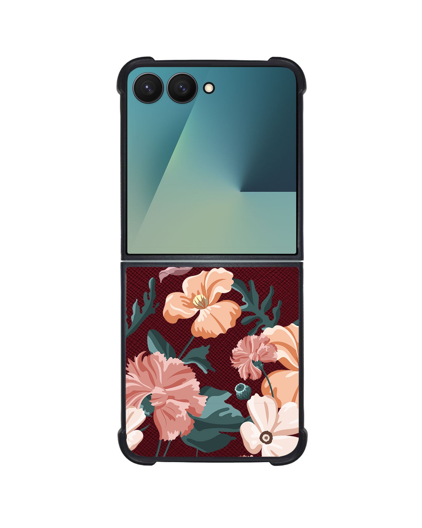 Android Flip / Fold Leather Grip - Botanical Garden 1.0