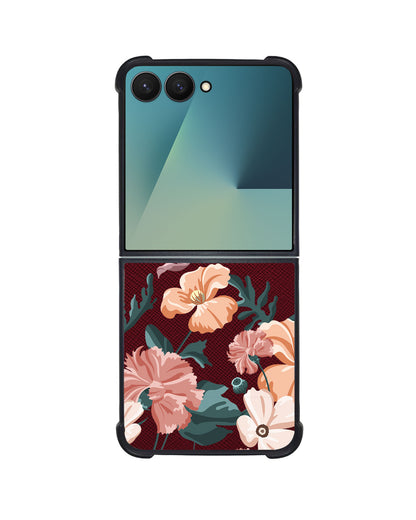 Android Flip / Fold Leather Grip - Botanical Garden 1.0