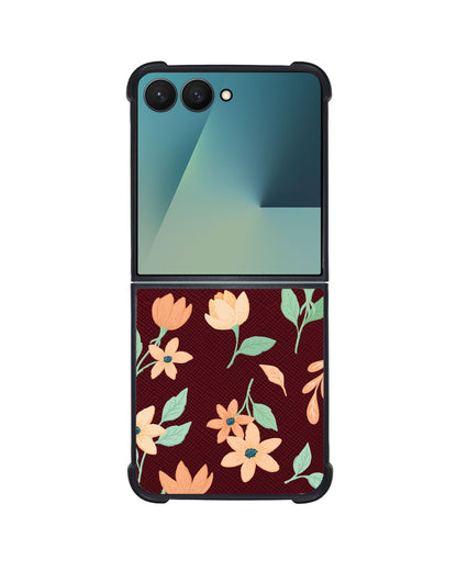 Android Flip / Fold Leather Grip - Birth Flower