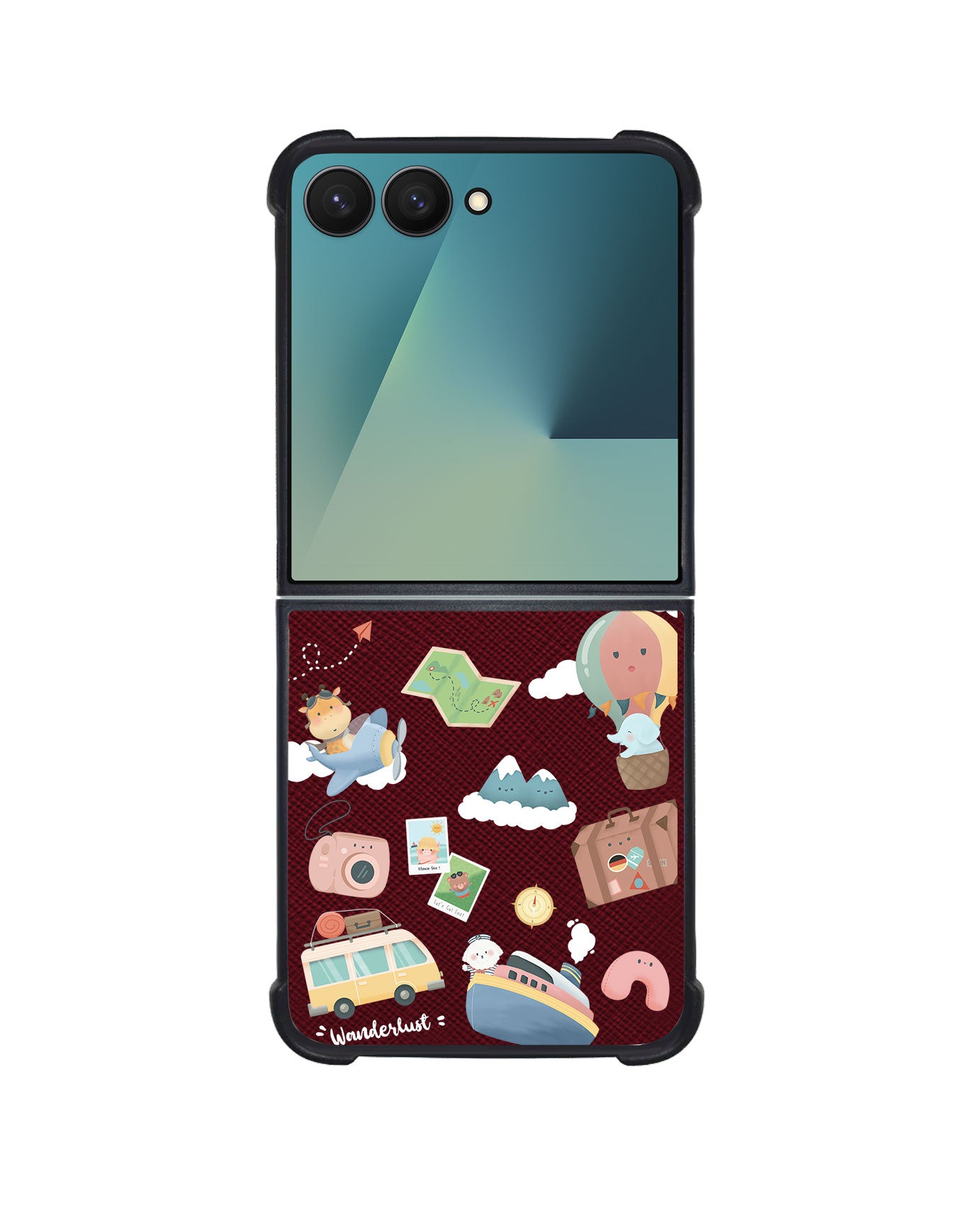 Android Flip / Fold Leather Grip - Travel