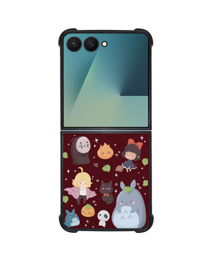 Android Flip / Fold Leather Grip - Ghibli