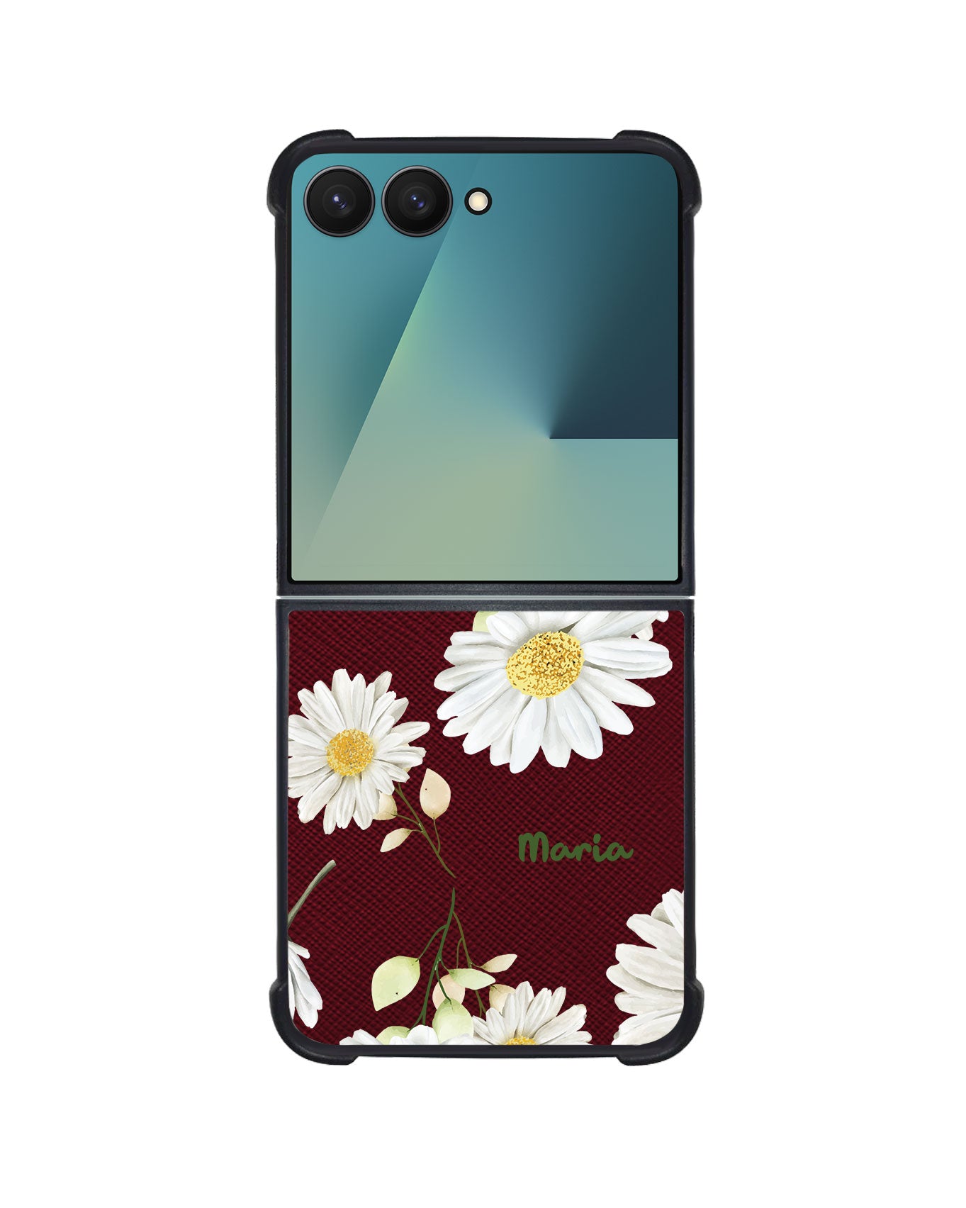 Android Flip / Fold Leather Grip - October Chrysanthemum