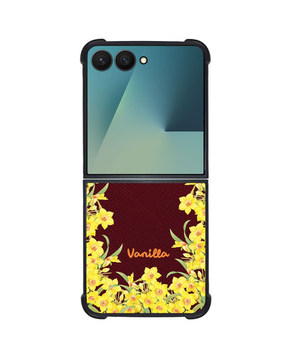 Android Flip / Fold Leather Grip - March Daffodils