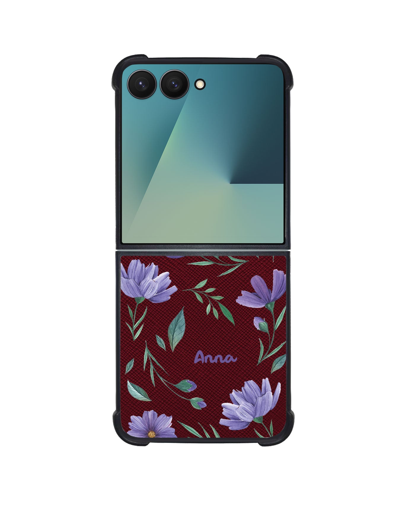 Android Flip / Fold Leather Grip - February Violet