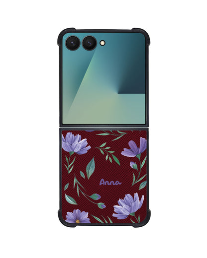 Android Flip / Fold Leather Grip - February Violet