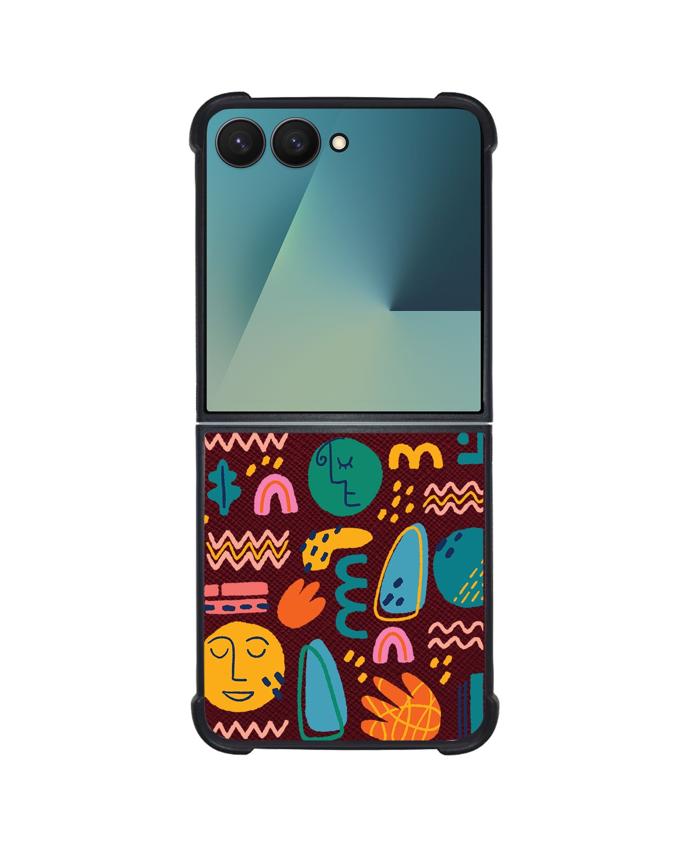 Android Flip / Fold Leather Grip - Silent Art