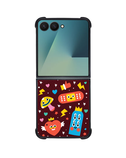 Android Flip / Fold Leather Grip - Red Club