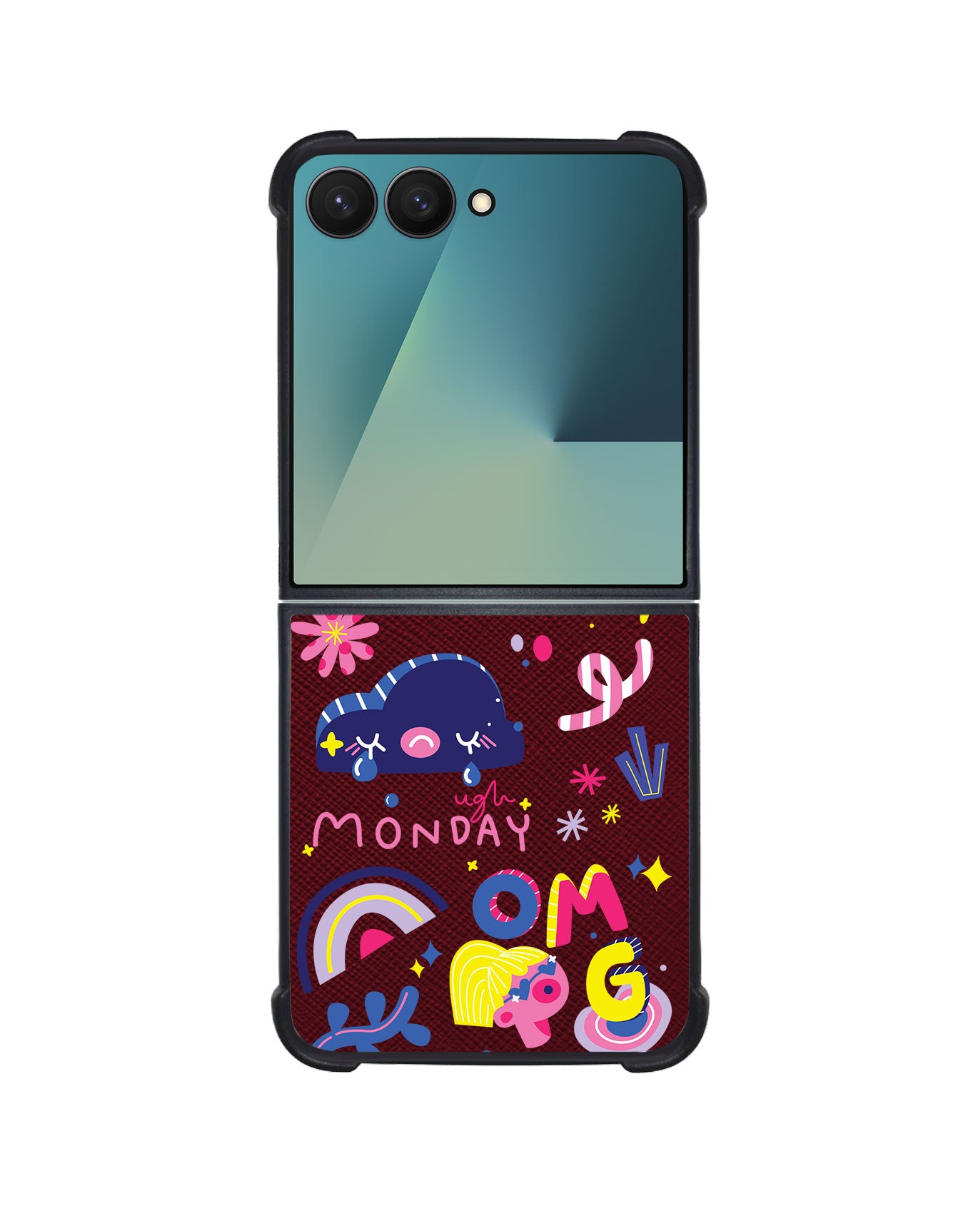 Android Flip / Fold Leather Grip - Monday my Day