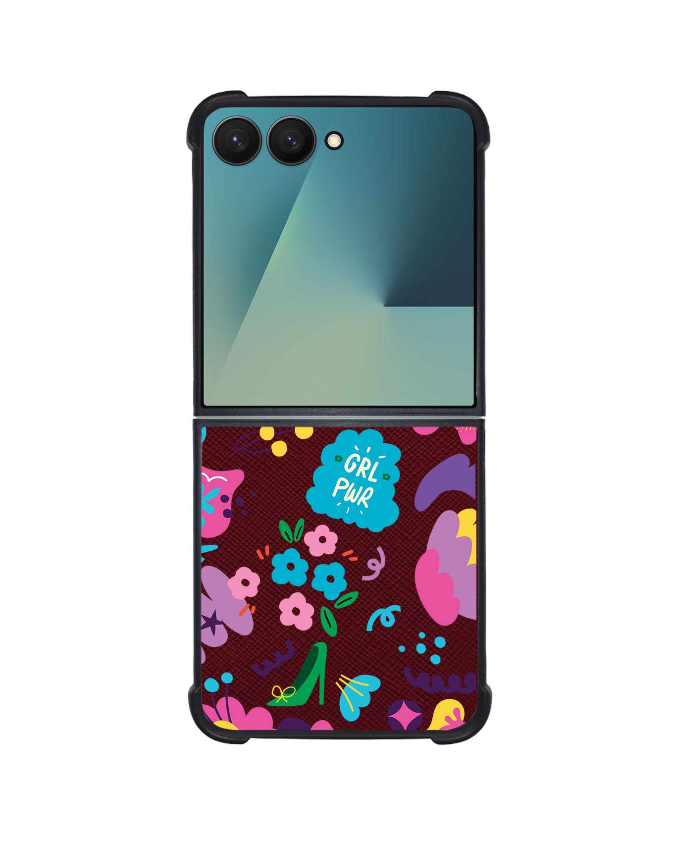 Android Flip / Fold Leather Grip - Girl Power 1.0