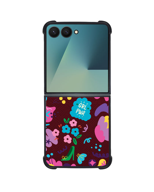 Android Flip / Fold Leather Grip - Girl Power 1.0