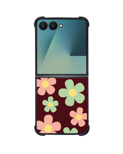 Android Flip / Fold Leather Grip - Daisy Spring