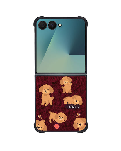 Android Flip / Fold Leather Grip - Poodle Squad