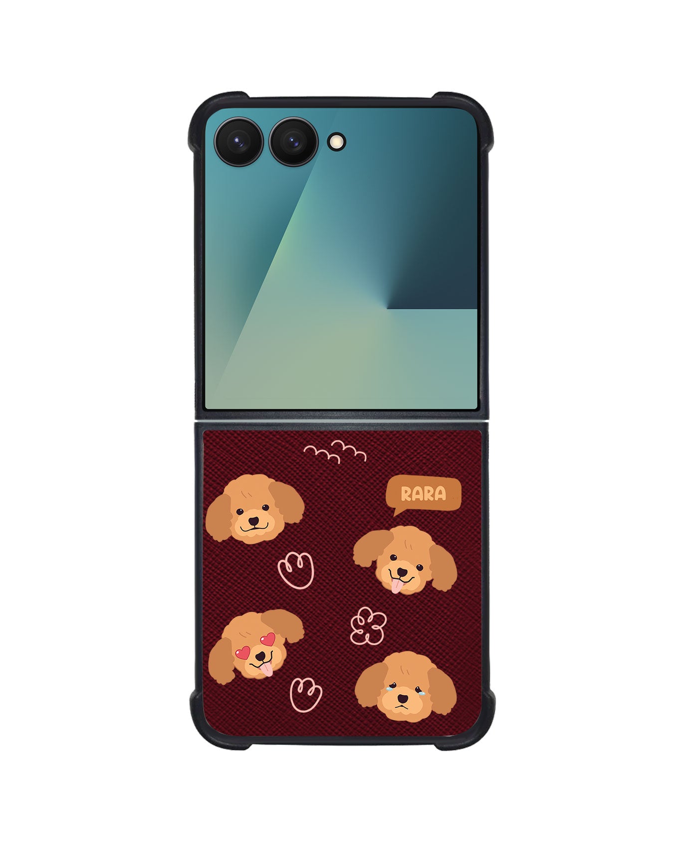 Android Flip / Fold Leather Grip - Poodle Squad 3.0