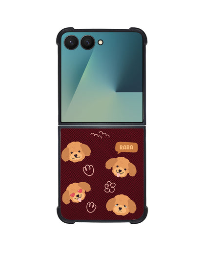 Android Flip / Fold Leather Grip - Poodle Squad 3.0