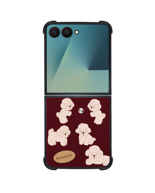 Android Flip / Fold Leather Grip - Poodle Squad 2.0