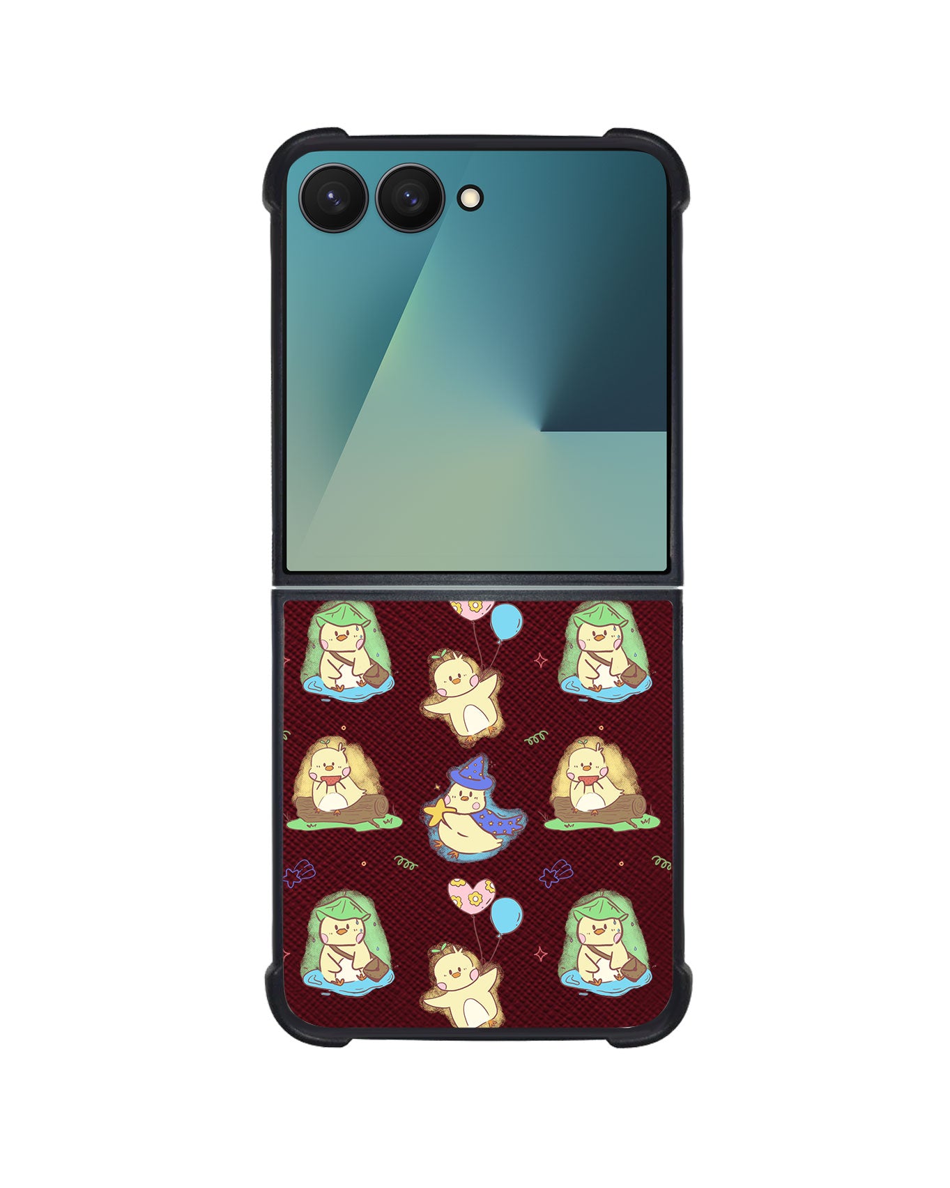 Android Flip / Fold Leather Grip - Little Duck