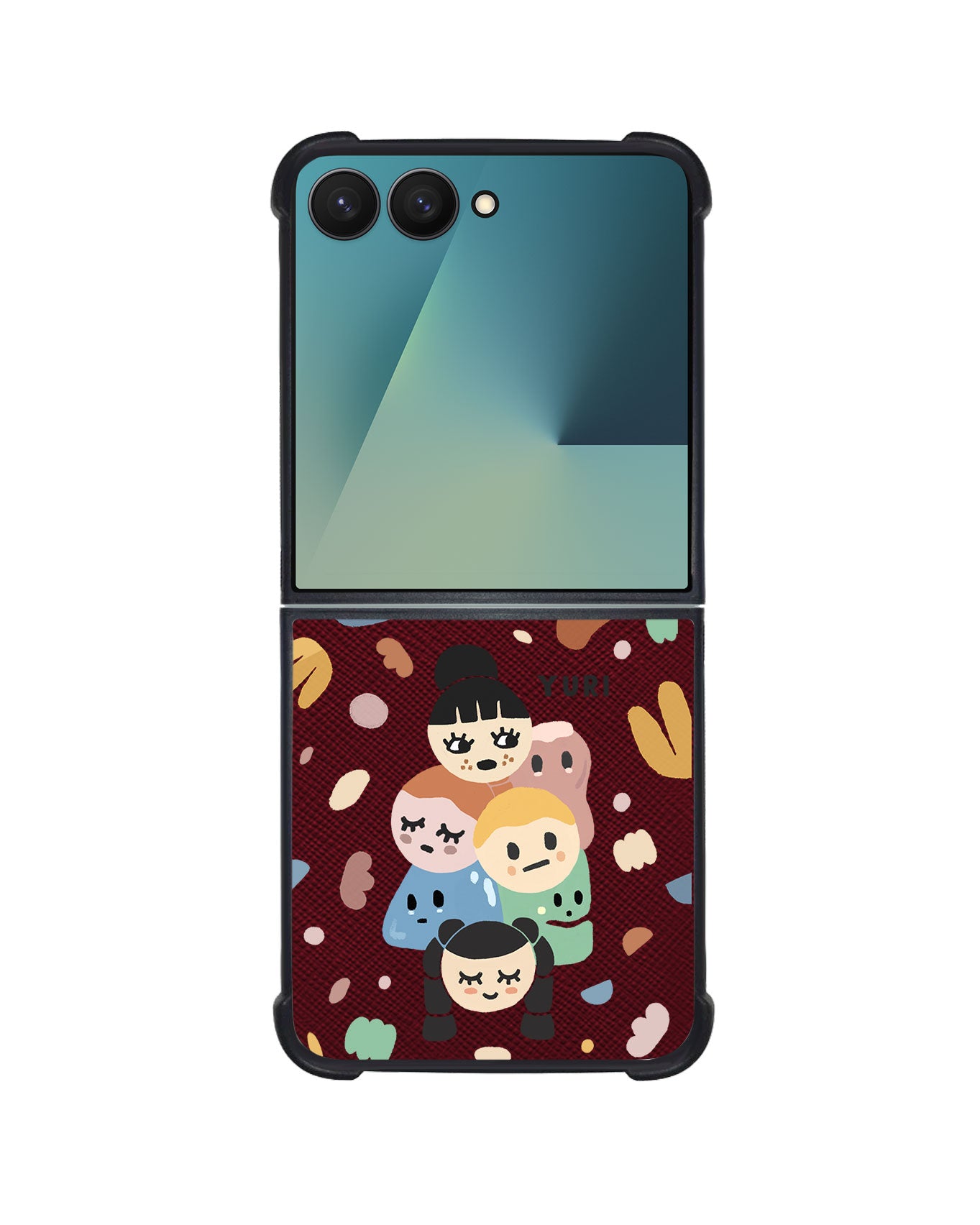 Android Flip / Fold Leather Grip - Doodle 1.0