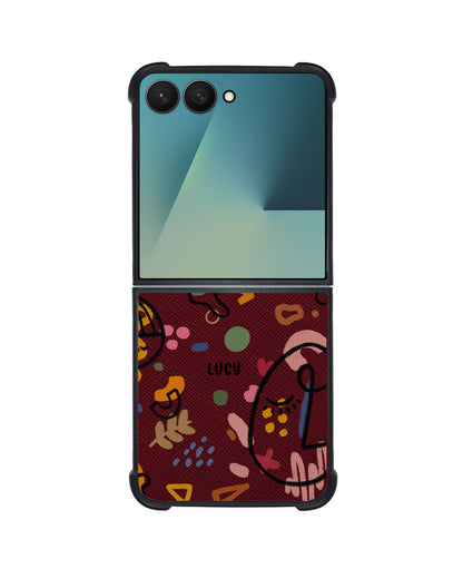 Android Flip / Fold Leather Grip - Abstract 5.0