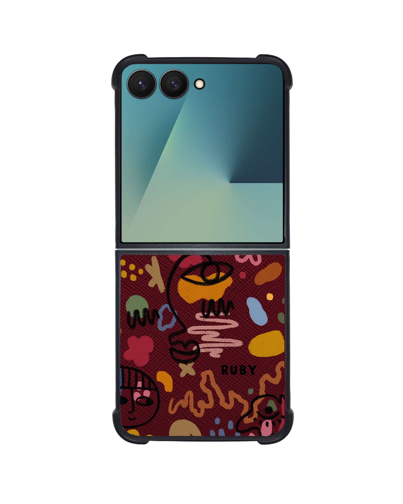Android Flip / Fold Leather Grip - Abstract 3.0