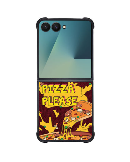 Android Flip / Fold Leather Grip - Pizza