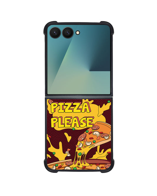 Android Flip / Fold Leather Grip - Pizza