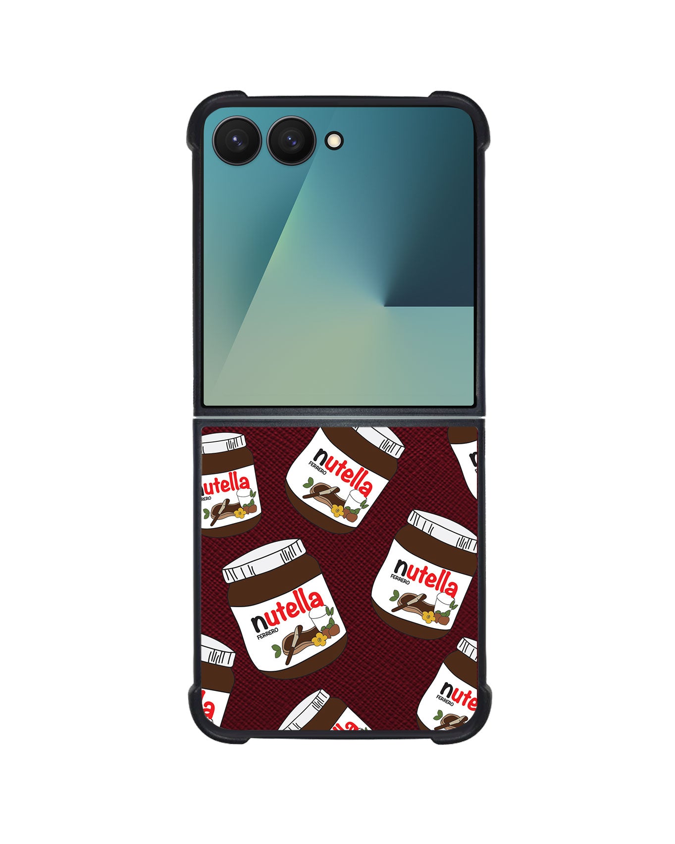 Android Flip / Fold Leather Grip - Nutella