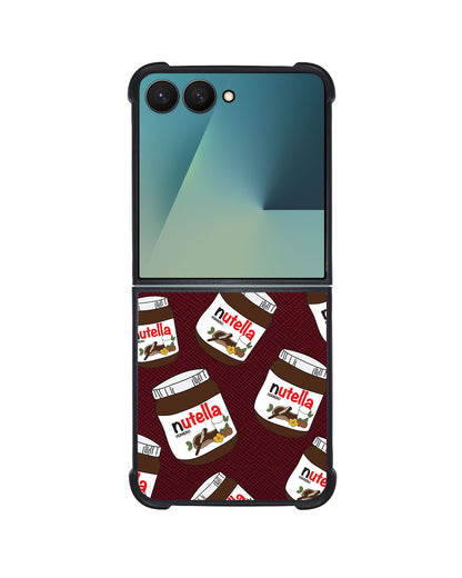 Android Flip / Fold Leather Grip - Nutella