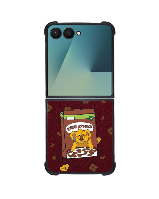 Android Flip / Fold Leather Grip - Choco Cereal