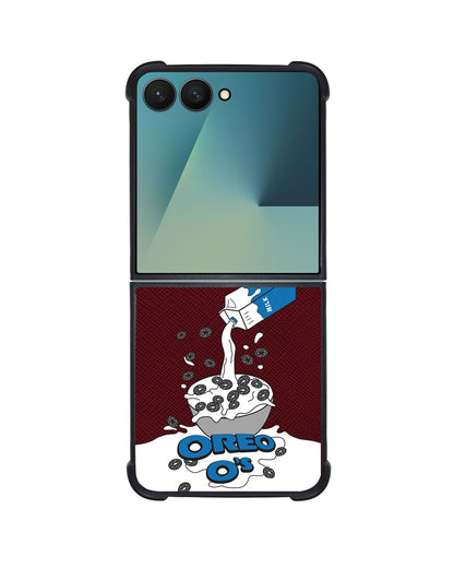 Android Flip / Fold Leather Grip - Cereal O's 2.0