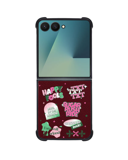 Android Flip / Fold Leather Grip - TXT Temtation