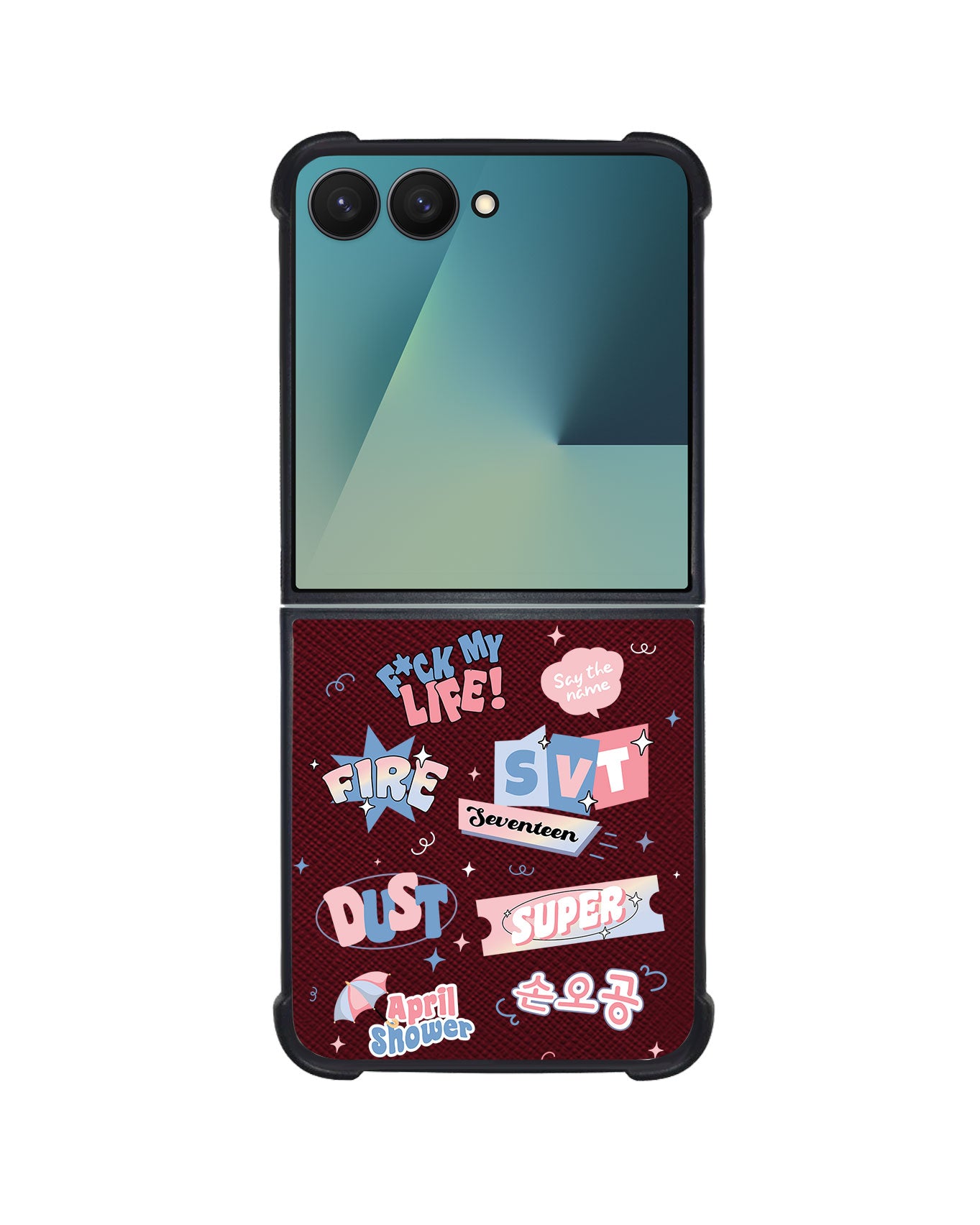 Android Flip / Fold Leather Grip - Seventeen Super