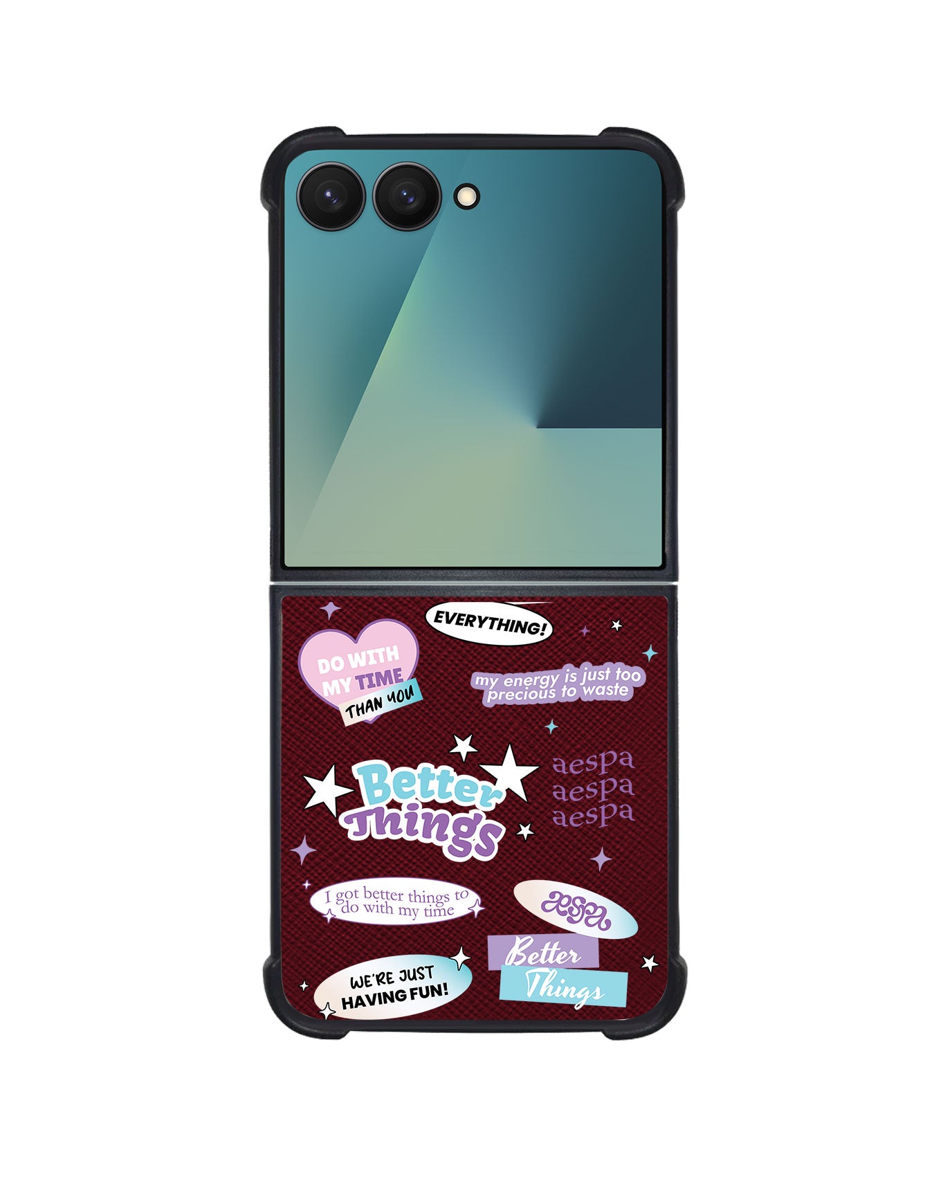 Android Flip / Fold Leather Grip - Aespa Better Things