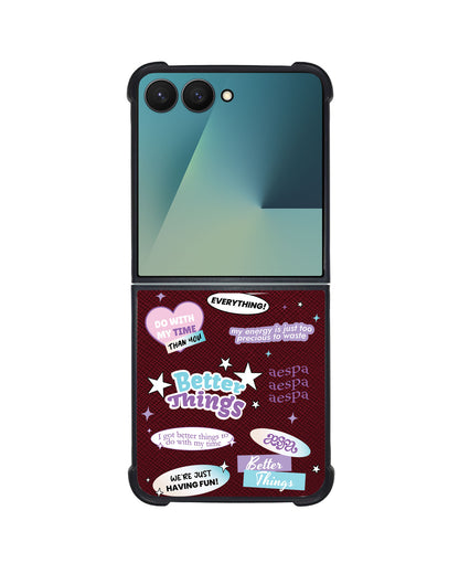 Android Flip / Fold Leather Grip - Aespa Better Things