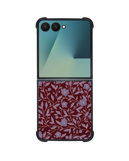 Android Flip / Fold Leather Grip - Sketchy Flower 4.0