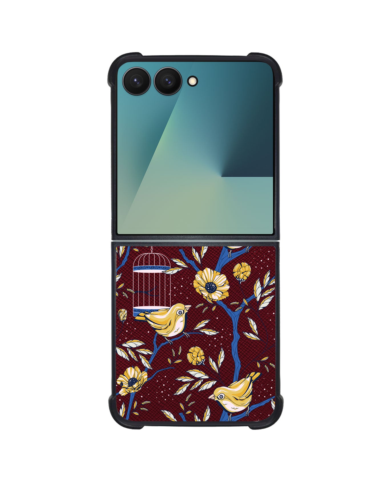 Android Flip / Fold Leather Grip - Lovebird 16.0