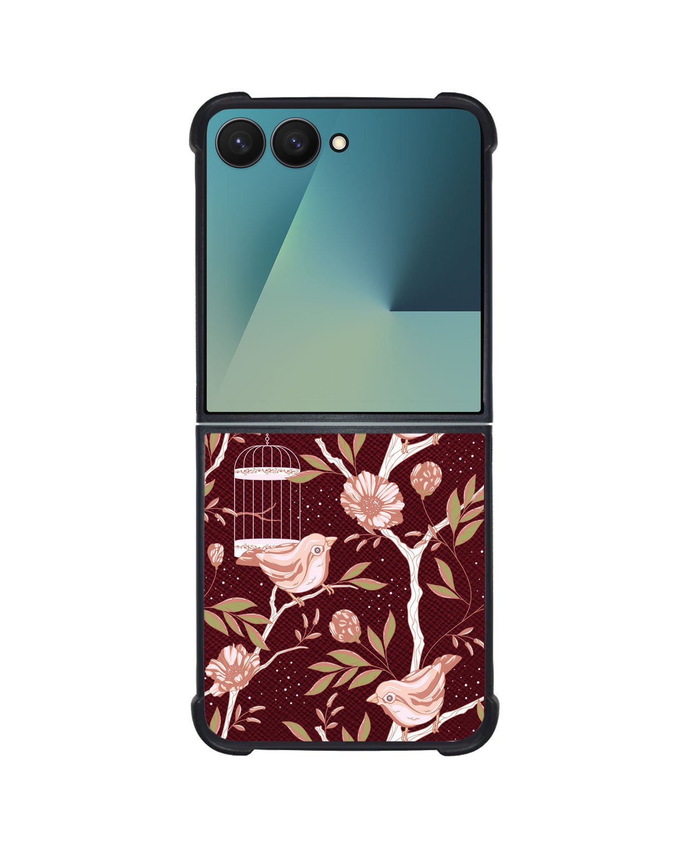 Android Flip / Fold Leather Grip - Lovebird 14.0