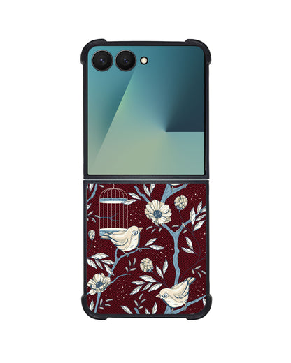 Android Flip / Fold Leather Grip - Lovebird 9.0