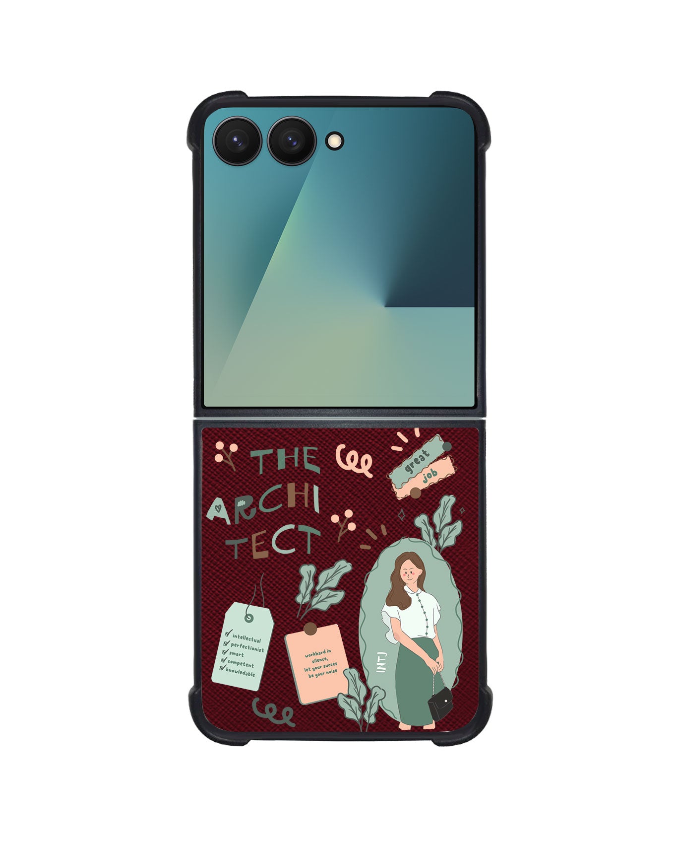 Android Flip / Fold Leather Grip - INTJ